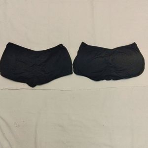 2 pair Full padded butt panties shapers pads included